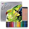 Patio Spalvoti pieštukai COLORINO Artist 24 spalvų, metalinėje dėžutėje