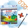 Spalvoti pieštukai Alpino, 24 spalvos