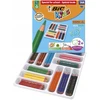 Spalvoti pieštukai - BIC KIDS - Trikampis evoliucija - 144 dėžutėje - Ryškios spalvos - Sintetinė derva