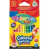 COLORINO KIDS trikampiai spalvoti pieštukai (12 spalvų), 33077PTR