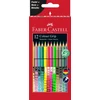Spalvoti pieštukai Faber-Castell Grip, 12 neoninių spalvų