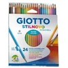 Spalvoti pieštukai Fila Giotto Stilnovo, akvareliniai, 24 spalvų