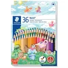 Spalvoti pieštukai STAEDTLER Noris Club 144, 36 spalvų.