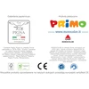 Spalvotos kreidelės - PRIMO - 10 vnt. dėžutė - Nedirvos - Ryškios spalvos - Vaikams