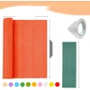 SPALVŲ RINKINYS IŠ 10 25X250CM JUOSTŲ POPIERINIŲ GĖLŲ DIY DARBAS
