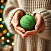 Spausdintų kalėdinių puošmenų, kurias galima dažyti, rinkinys (4 vnt.). DIY + dažai + teptukas + juostelės Artmaker