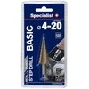 SPECIALIST+ žingsninis grąžtas BASIC, ⌀4-20