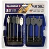 Grąžtas SPECIALIST+ plunksninių grąžtų rinkinys, 8 vnt.