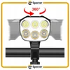 SPECTER HEXON 2000PRO POWERBANK dviračio žibintų rinkinys + galinis Raudonas AQY