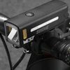 Specter LED DVIRAČIO PRIEKINIS LEMPAS USB C su powerbank funkcija WEST BIKING 1000LM