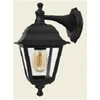 Spector Light Sieninis lauko šviestuvas PP 60W E27 20x15x41cm juodas