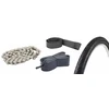 Spin Wheels Priekinis dviračio ratas 28 colių priekinis generatorius Shimano Sidabrinis Conical