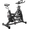 Spiningo dviratis inSPORTline Airin (iki 150kg, smagr. 20kg) - Juodas-Sidabrinis