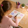 Spirografo RINKINYS piešimui vaikams, 3D lavinantis žaislas, 22 ELEMENTAI