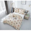Spod Igły i Nitki Patalynė Z MISIEM KOMPLET 220x200 SATYNA 100% BAWEŁNA PRINTY TEDDY