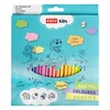 Spokey Trikampiai pasteliniai pieštukai 24 spalvų EASY - Easy Stationery