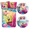 Spongebob Kolorowa, DWUSTRONNA, bawełniana pościel na zamek 140x200 cm