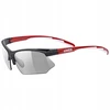 Akiniai Uvex Sportstyle 802 variomatic juodas red baltas / smoke