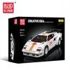 Sportinis automobilis su žirklinėmis durimis Mould King 10045 + 1495 detalė