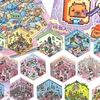 SquishySquishies CREATIVE PREMIUM rinkinys Iškarpų albumas HOUSES Lipdukai 1440 Scenes 24 + BONUS