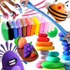 SquishySquishies POLYMER PLASTICINE SENSO PUTO MOLIS MAGIC MASĖS RINKINYS iš 12