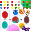 SquishySquishies POLYMER PLASTICINE SENSO PUTO MOLIS MAGIC MASĖS RINKINYS iš 12
