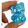 Squishysquishies Silikoninis minkštas žaislas "miškas" su blizgučiais, 6 cm