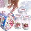 Squishysquishies SLIME FRAGRANCED 3PACK braškių skaidrus RINKINYS 3x250 ml