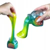 Squishysquishies SLIME SPALVOTAS GLUTEK SENSORY ANTISTRESS MASĖ MEGA TEMPAMA SLAUGĖ