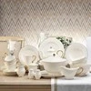 Sriubinė lėkštė E Clat Gold Quality Ceramics 23cm balta