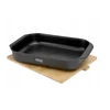 SSW Aliumininė keptuvė 34,5x24,5 cm BBQ CHEF juoda