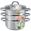 SSW Vitalo garų puodas 4,3 l 24 cm garintuvas su 2 įdėklais