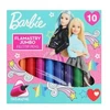 St. Majewski 10 spalvų Barbie Jumbo flomasteriai, trikampiai