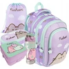 St. Majewski 5 dalių mokyklinis rinkinys: Kuprinė, pieštukinė, maišelis, dėžutė, gertuvė su Pusheen