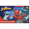 St. Majewski Aliejinės pastelės Spiderman 12 spalvų