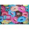 St. Majewski Dėklas mokyklai su "donuts" dizainu, tuščias