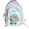 St. Majewski Mergaičių mokyklinis komplektas Pusheen Mint: kuprinė, maišelis, dėklas