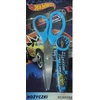 ST. MAJEWSKI mokyklinės žirklės su dangteliu HOT WHEELS 13,5 cm MĖLYNAS