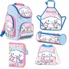 St. Majewski Rinkinys Szkolny Cinnamoroll St.Majewski Kuprinė Penalas Maišelis Tuba Fartuch