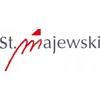 St. Majewski St.right Kuprinė ant ratukų jaunimui, juoda, "vintage"