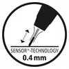 Stabilo Driver F rašiklis, 0.4mm, raudonas
