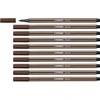 Stabilo Pieštukas - PEN - 68 - Vidutinė smailė 1 mm - Ruda spalva - Vandens pagrindu pagaminta rašalas
