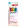 STABILO spalvoti pieštukai Aquacolor Pastellove, 12 spalvų