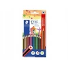 Staedtler Noris Colour spalvoti pieštukai, 12 vnt. + pieštukas