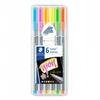 Staedtler Triplus fineliner neon spalvos, 6 vnt. dėklas
