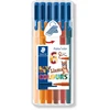 Staedtler Triplus flomasteriai, 6 vnt., trikampiai