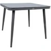 Home4You Stalas ANDROS 90x90xH75cm, pilkas