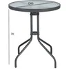 Home4You Stalas BISTRO D60xH70cm