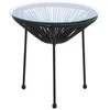 Stalas D50cmXH50cm juodas