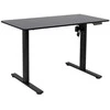 Home4you Stalas ERGO FIT 1 Variklis, 120x68 cm, Juodas